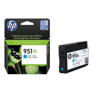 HP Original 951XL Cyan High Capacity Ink Cartridge (CN046AE)